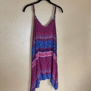 Forever 21 Floral Rayon Tank Dress Size M